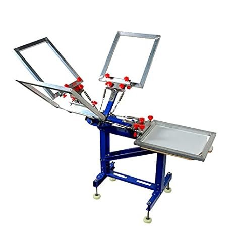 4 Color 1 Station Screen Printing Machine with Metal Stand (Heavy Duty) for T-Shirt - Image 3