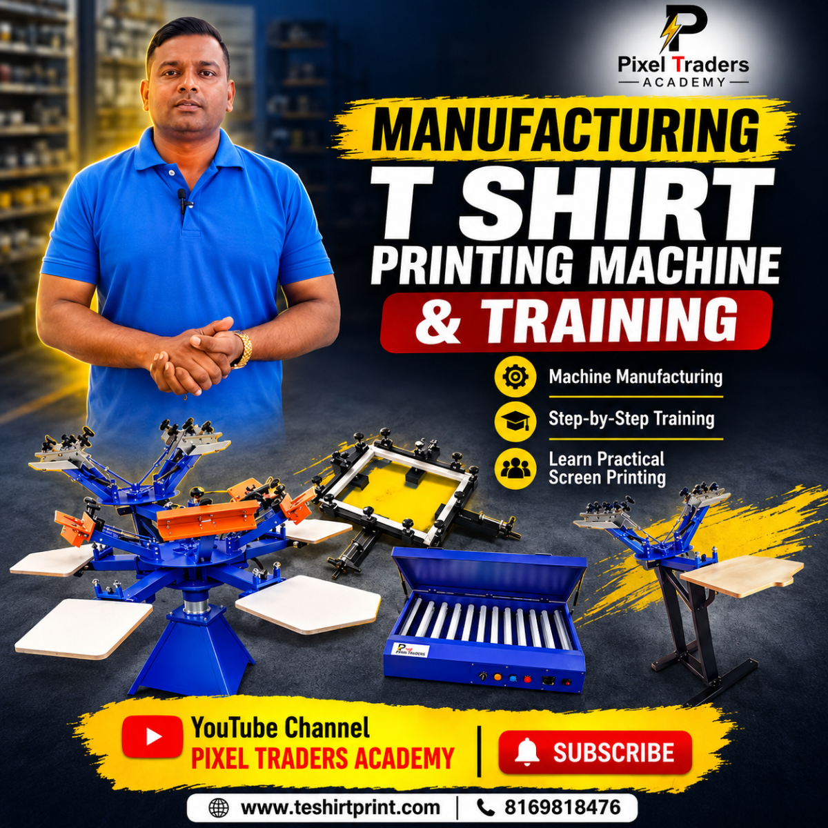 t-shir printing-you tube-channel
