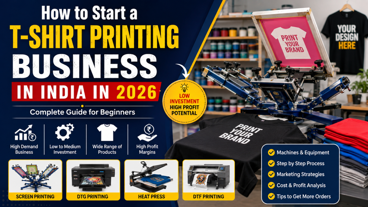 Start a T-Shirt Printing Business in India